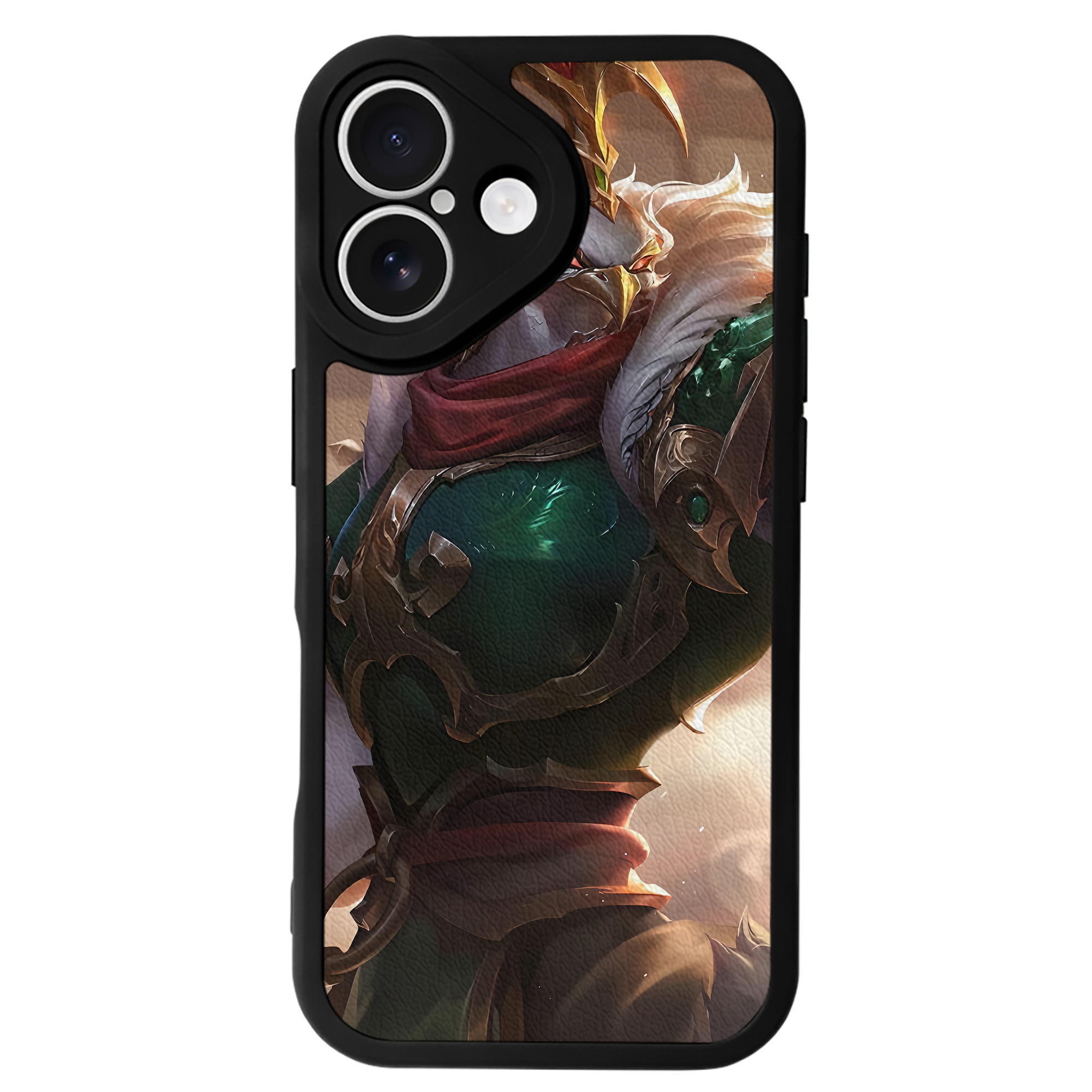 リーグ・オブ・レジェンド League of Legends LOL 【iPhone 16シリーズ対応】シリコンスマホケース（レザー調） 材質：シリコン